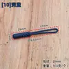 17 Cordão de Zíper Cilíndrico Plástico de Injeção TPU Puxador de Zíper Cordão Puxador Mala Mochila Puxador de Zíper Corda da Cauda