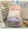 Mochila Doce Estilo College Nova, Estilosa e com Visual Fresco para Alunos do Ensino Fundamental II e Médio, Leve para Viagem, Mochila de Grande Capacidade