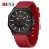 Reloj Octogonal OFNS Moda Personalidad Fecha Viaje de Negocios Reloj de Pulsera Delgado Negocios Dominante Reloj de Cuarzo para Hombre Resistente al Agua