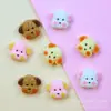 Perro Lindo de Dibujos Animados Innovador Hecho a Mano Nuevo Accesorios de Resina Cuerda para el Cabello Pasador Funda para Teléfono Móvil Caja de Papelería Accesorios Decorativos