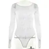 Conjunto de Camisola Sexy de Nylon com Strass, Estilo Europeu e Americano, Sedutor Pijama Transparente de Manga Longa