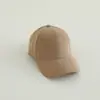 Gorra de Béisbol Infantil Transfronteriza Otoño Nuevo Niños y Niñas Gorra de Pico Comercio Exterior Color Sólido Pana Sombrero de Bebé
