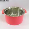 Olla Individual Pequeña Gruesa, Una Persona, Una Olla, Olla Pequeña Giratoria Comercial de Autoservicio, Cocina de Inducción, Olla Especial Anti-Escaldaduras para Shabu-Shabu