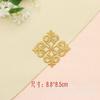 Fábrica de bordados elétricos de ouro e prata remendo de seda adesivos de roupas traje antigo Hanfu bordado adesivos de pano quadrado Xiangyun bordado apliques de engomar rendas