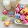 Cor correspondente de cinco pontas estrela flor amor resina frisada cadeia de telefone móvel diy acessórios contas caneta contas saco cadeia de materiais de vestuário