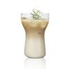 Xícara de Café Nicho Ins Simples Gelo Vidro Americano Copo de Água Resistente ao Calor Xícara de Café da Manhã Suco Leite Extração a Frio Copo de Bolhas