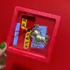 Chaveiro Pingente Zodíaco Cavalo 2026 Banhado a Ouro Pingente de Bolsa Desenho Animado Cavalo Pequeno