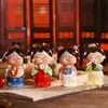 Artesanía de Resina de Monje Florido Guochao Adornos Creativos de Escritorio Dibujos Animados Decoración del Hogar Souvenir Popular en Zonas Turísticas