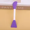 Pincel Facial de Material Prt com Duas Pontas, Escova Massageadora de Limpeza Facial, Aplicação de Máscara de Lama, Ferramenta de Beleza Facial, Pincel Portátil