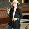 Chaqueta de traje verde para mujer 2023 Primavera y Otoño nueva moda business casual profesional chaqueta de traje de manga larga