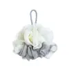 Esponja de Baño para Adultos, Malla Espumosa Empalmada de Dos Colores al por Mayor, Depurador de Baño Grande Elegante, Flor de Baño, Toalla de Baño