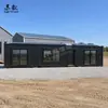 Casa modular exterior residencial convertida de contenedor de producción reciente casa prefabricada móvil construcción