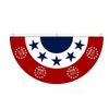 Decoración de bandera semicircular americana transfronteriza abanico conmemorativo del 250 aniversario pancarta fiesta 2026 nuevo hecho a medida comercio exterior