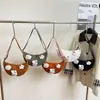 Bolsos Pequeños para Hombres y Mujeres 2025 Nueva Moda Estilo Coreano Bolso de Hombro Individual Cruzado de Moda Pana Pana Bolso Pequeño de Hombro