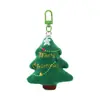 Llavero de Árbol de Navidad Transfronterizo Colgante Festivo Colgante de Peluche para Mochila Femenina Regalo para Estudiantes y Mejores Amigos
