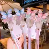 Accesorios para el Cabello de Niñas del Viento Tocado de Lazo Infantil Horquilla con Borla Paso a Paso Horquilla Antigua para el Cabello de Niña Traje Antiguo de Niña Hanfu Horquilla Antigua