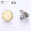 Precio de Fábrica Venta Directa Hebilla para Cortina Correa Hebilla Botón de Fijación Sin Clavos Fácil de Quitar Talla Grande 25 mm 100 Piezas