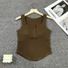 Colete Spice Girls de Ombro Largo Feminino Puro Desejo Algodão Costas Cruzadas Peito Peça Externa Roupa Íntima Base Moda Top Curto Versátil Roupa Íntima Feminina