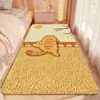 Alfombra de Piso Peluda Linda Dibujos Animados Mesita de Noche Nuevo Cachemir Imitación Habitación Ventana Saliente Alfombra de Tira Habitación Habitación Infantil Sala de Estar Peluche Linda
