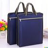 Portafolio lona B4 bolsa con cremallera bolsa de conferencia archivos bolsa de oficina bolsa de información bolsa de archivos portátil venta al por mayor impresión