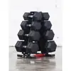 Estante para Mancuernas de Seis Pares Diez Pares Comercial Estante para Mancuernas de Cuatro Niveles para el Hogar Estante para Mancuernas de Cuatro Pares Almacenamiento de Mancuernas Equipo de Fitness