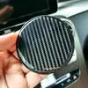 Porta-copos para Carro, Porta-copos de Carro, Almofada Isolante Antiderrapante para Carro, Porta-copos de PVC com Padrão de Fibra de Carbono, Suprimentos de Decoração Interior para Carro