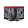 2026 Nueva Ropa Interior para Hombre Calzoncillos tipo bóxer Malla Transparente Transpirable Cómodo Nylon Ultra-delgado Fresco Ropa Interior Sin Costuras
