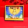 Novo Estilo Chinês Flor Lua Boa Redonda Felicidade Perfeição Suporte de Exibição de Bolo da Lua Festival do Meio Outono Ouro Puro Exibição Atividade Presente Atacado Disponível