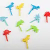 Tenedor de Fruta de Dibujos Animados para Niños Desechable Letrero Bento Traje Estilo Japonés Anime Letrero de Fruta Jirafa Animal Tenedor Traje