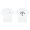 Camiseta Pesada Stone 260g com Estampa de Bússola com Logo, Caimento Solto, Estilo Tendência para Casal, Manga Curta, Unissex
