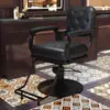 Silla Retro Pomada para Hombre Salón de Barbería Peluquería Silla Reclinable Afeitado Facial Permanente Coloración Asiento de Peluquería