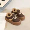 Zapatos de Algodón para Niños 2026 Invierno Nuevo Estilo Zapatos Deportivos Cálidos con Felpa para Niños Zapatos Casuales Antideslizantes para Niñas Doble Algodón para Bebé