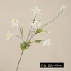 Ramo de flores artificiales de clemátide aterciopelado para decoración de escenas, creando una estética de alta gama, arreglo floral y clemátide artificial