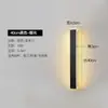Lámpara de pared larga minimalista lámpara de noche para dormitorio sala de estar estudio pasillo de escaleras lámparas led minimalista moderno nórdico