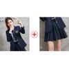 Traje de Temperamento Fashion Traje Profissional Estilo Campus Feminino Professor Professor de Jardim de Infância Escola de Jardim de Infância Estilo Primavera e Outono