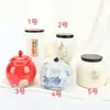 Pote de Cerâmica Retro Estilo Chinês para Chá, Pote Selado Grande de Porcelana Celadon e Branca para Armazenar Chá Preto e Chá Verde, Direto da Fábrica de Origem