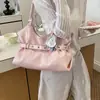 Bolso de Hombro Versátil de Gran Capacidad para el Trabajo Diario, Bolso Tote de Mano Estilo Motociclista Retro Americano, Bolso Cruzado Casual con Hebilla de Cinturón