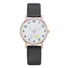 Venta Directa de Fábrica, Relojes Populares Transfronterizos para Estudiantes Mujeres, Relojes con Correa de Cuero Luminosos, Relojes de Cuarzo Estilo Fresco para Estudiantes