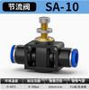 Válvula Borboleta Tipo Tubo Easun Esa Rápida 4681012 Conector Pneumático Unidirecional Instalação Rápida Passante