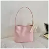 Padrão Tecido Texturizado 2026 Estilo Novo Primavera Simples Nicho Grande Capacidade Casual Fresco Cor Sólida Bolsa de Ombro Único Sob o Braço