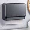 Proveedor de Suministros para Hoteles Venta Directa Plástico Caja Grande para Rollo de Papel Toalla de Mano Caja Impermeable Soporte para Pañuelos Instalación sin Perforaciones