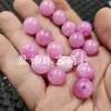 Contas Redondas Violetas Pedra de Jade Contas Soltas Roxo Uva Rosa Quartizito Roxo Pulseira Colar Acessórios de Joia Contas de Jade