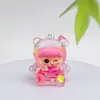 Boneca Figurine de Areia com Fluxo de Óleo Desenho Animado Super Fofa Licenciada Oficialmente Caixa Surpresa Chaveiro Presente Boneca de Acrílico