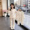 Pijama para Niñas Primavera y Otoño Delgado Manga Larga Algodón Nube Estilo Princesa 2026 Nuevo Conjunto de Ropa para el Hogar para Niñas