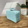 Caja de ratán vintage empaque de regalo de boda caja de ratán almacenamiento de Navidad bolso de mano de ratán caja de regalo de ratán
