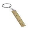En stock Suministro Mini Regla Colgante Pequeño Herramienta de Medición Portátil para el Hogar Pequeña Joyería de Jade Regla Divertida