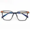 Moda Europea y Americana Transfronteriza Estilo Ins Monturas de Gafas Metálicas de Medio Marco Tendencia para Mujeres, Monturas Versátiles de Alta Gama que Pueden Personalizarse con Lentes Graduados para Hombres