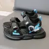 Sandalias para Niños Verano Estudiantes de Primaria Casual Combinan con Todo Zapatos de Playa Antideslizantes Suela Suave Sólida Sandalias para Niños Grandes y Niños Pequeños