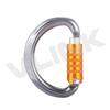 Aleación de Aluminio Ligera de Tres Secciones Semicircular Cerradura Principal Automática para Escalada al Aire Libre y Montañismo, Cerradura Principal Semicircular Hecha de Aluminio