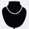 Colgante de Collar Retro con Incrustaciones de Diamantes Europeos y Americanos para Mujer, Colgante de Cadena, Collar Sencillo de Accesorios para el Cuello, Venta al por Mayor del Fabricante N319